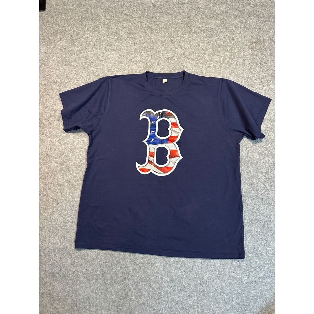 Alex Bregman Houston Astros Navy T-Shirt Mens 2XL American Flag B Logo Number 2